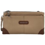 Stylová dámská koženková crossbody kabelka MaxFly Gimalli, béžová