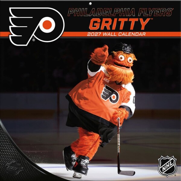 JF Turner Kalendář NHL Gritty 2027 Wall Calendar