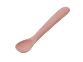 KikkaBoo Lžička Platinum Silicone Blush / od 6 měsíců (31302050018KB)