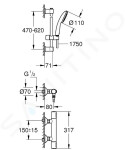 GROHE - Precision Flow Sprchový set s termostatem, chrom 34800001