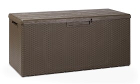 TOOMAX PORTOFINO zahradní plastový úložný box 340 L - hnědá