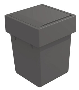 Gollinuci Koupelnový odpadkový koš 5l na dvířka antracit (349406)