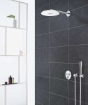 GROHE - Rainshower SmartActive Hlavová sprcha 310, sprchové rameno 43 cm, 2 proudy, měsíční bílá 26475LS0