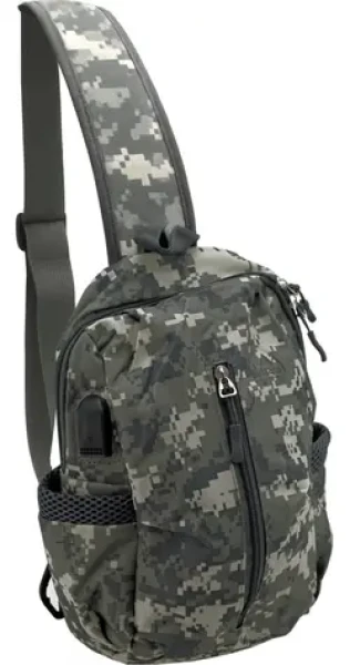 Cattara Batoh přes rameno 4l ARMY PIXEL / Batoh / 16 x 30 x 10 cm / 4 l / 5x kapsy (13877)