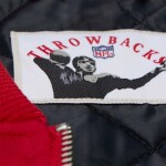 Mitchell & Ness Pánská bunda San Francisco 49ers NFL Throw it Back Heavyweight Satin Velikost: 2XL