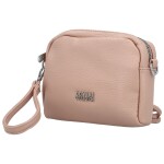 Stylová dámská mini koženková crossbody kabelka Fehmi, růžová