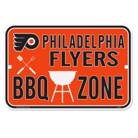 Mustang Cedule Philadelphia Flyers NHL 10" x 15" BBQ Zone