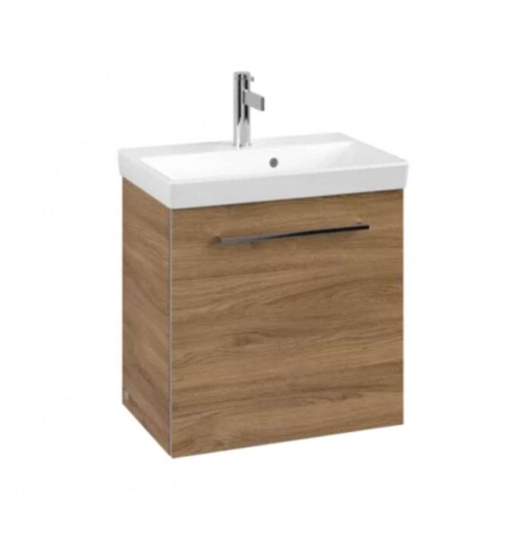 VILLEROY & BOCH - Avento Umyvadlová skříňka, 53x51x35 cm, 1 dvířka, Oak Kansas A88801RH