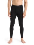 Pánské spodky ICEBREAKER Mens 200 Oasis Leggings w Fly, Black velikost: S