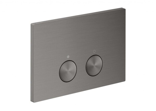 AXOR - FlushPlate Ovládání splachování, kartáčovaný černý chrom 42530340