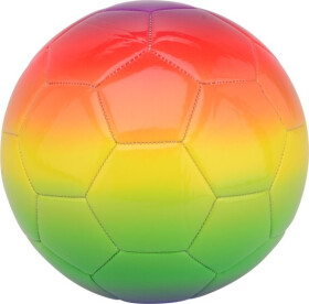 Kožený míč fotbalový duhový - John Mája