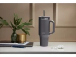 Contigo Thermalock Tumbler šedá / Termo hrnek se slámkou / 1,2 l / nerez / výdrž chladu 29 h (2217788)