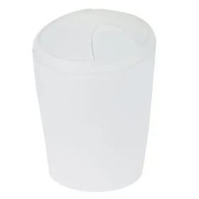 Spirella MOVE výklopný odpadkový koš 5 L ledově bílá / plast (7610583095916)