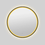 Zrcadlo se senzorem SAT Cool 80x80 cm černá SATZCO80CE SATZCO80CE