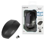 LogiLink Ergonomická bezdrátová myš černá / Myš / 2,4 GHz / Bluetooth 4.2 / 1200 DPI / 3 tlačítka (ID0191)