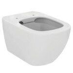 DEANTE Podomítkový rám, pro závěsné WC mísy bez tlačítka + WC Ideal Standard Tesi se sedátkem RIMLESS CST_WC01 X TE2