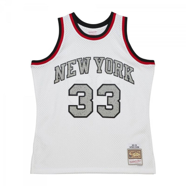 Mitchell & Ness NBA Cracked Cement Swingman Jersey Knicks 1991 Patrick Ewing M TFSM5934-NYK91PEWWHIT Mr XXL