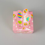 Cake star Velikonoční krabička růžová 10x10x7,5cm