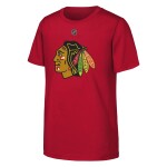 Outerstuff Dětské tričko Connor Bedard #98 Chicago Blackhawks NHL Flat Name & Number Short Sleeve Cotton Velikost: Dětské XL (170 – 176)