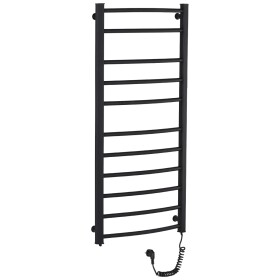 CERANO Elektrický sušák ručníků Luca - 187 W - černá matná - 1160x550 mm