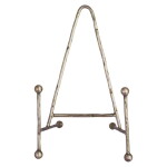 Strömshaga Kovový stojan na knihu Lovis Antique Brass, stříbrná barva, kov