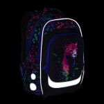 Školní batoh LORI s neonovým leopardem LORI 25074