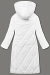 Bílá dlouhá dámská zimní bunda (5M3168-281) odstíny bílé XL (42)