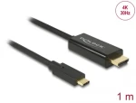 Delock Kabel USB Type-C (M) - HDMI (M) / DP Alt Mód 1m černá / 4K / 30Hz (85258)