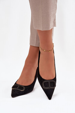 Dámské lodičky S dekorativním detailem Černé Amelora 40