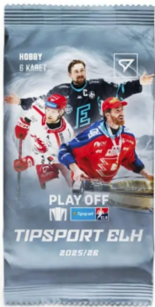 SportZoo Hokejové karty Česká Extraliga Ledního Hokeje 2025-26 Play Off Hobby Balíček