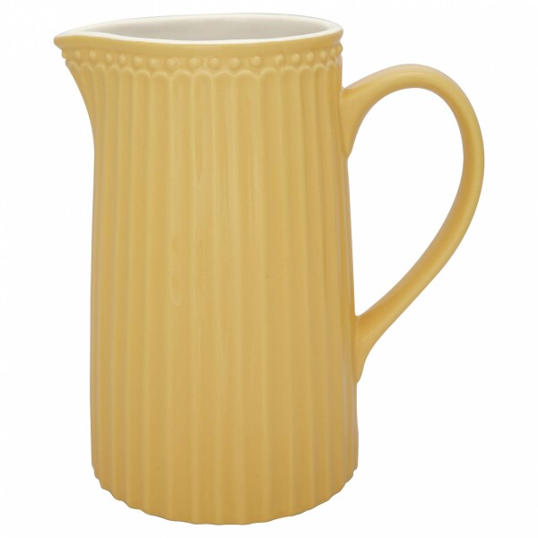 GREEN GATE Džbán Alice Honey Mustard 1 l, žlutá barva, keramika