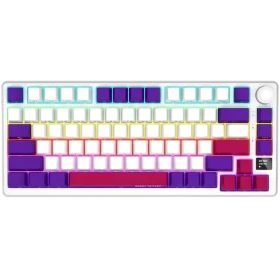 Lorgar KBP7075W (US) bílá / bezdrátová herní klávesnice 75% / US / 2.4GHz / BT 5.0 / RGB (LRG-KBP7075W-WH-US)