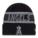 New Era Pánská zimní čepice Los Angeles Angels MLB Black Colorway 2024 Clubhouse Beanie