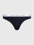 Dámská tanga THONG UW0UW03835 DW5 tm. modré Tommy Hilfiger