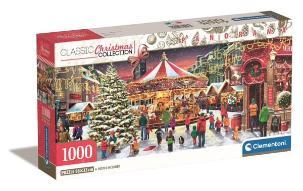Puzzle Panorama: Vánoce 1000 dílků
