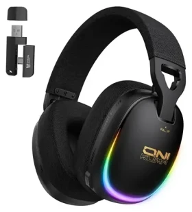 Onikuma GT805 černá / Herní sluchátka / RGB / Bluetooth / ANC / výdrž 60 h (GT805)