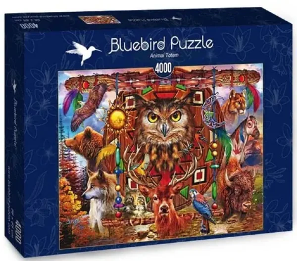 BLUEBIRD Puzzle Zvířecí totem