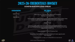 Hokejové karty NHL 2025-26 Upper Deck Credentials Hobby Balíček