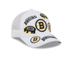 New Era Pánská kšiltovka Boston Bruins NHL 9FORTY M-Crown A-Frame Trucker All Over bílá