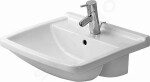 DURAVIT - Starck 3 Umyvadlo vestavné 550x460 mm, s 1 otvorem pro baterii, bílá 0310550000