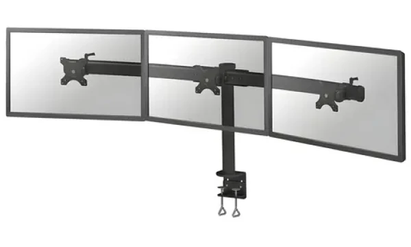 Neomounts FPMA-D700D3 černá / Držák pro 3 monitory / 10-27" / upevnění svorkou (FPMA-D700D3)
