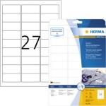 Herma 8016 Fóliové etikety 45.7 x 21.2 mm fólie, lesklá transparentní 1200 ks trvalé laserová tiskárna, kopírka, barevná