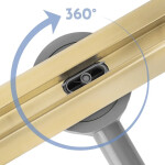 REA - Odtokový žlab Neox Slim pro Gold 60 REA-G2717