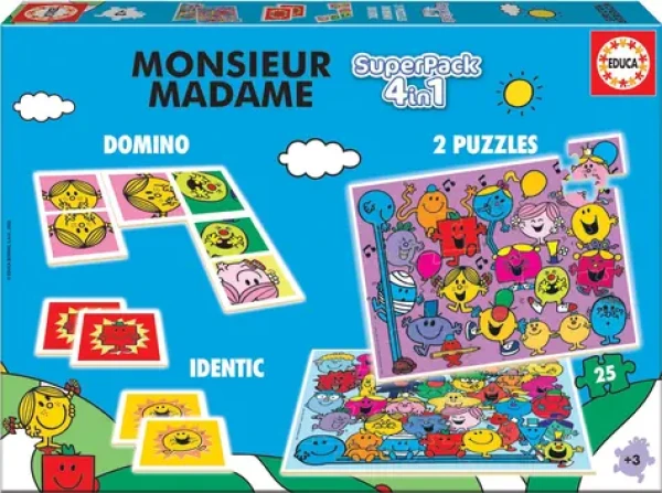 EDUCA Soubor her Monsieur Madame 4v1