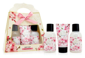 Set koupelový ESSENTIAL BOTANICAS v dárkové krabičce Třešňový květ 2x 100ml + 50ml