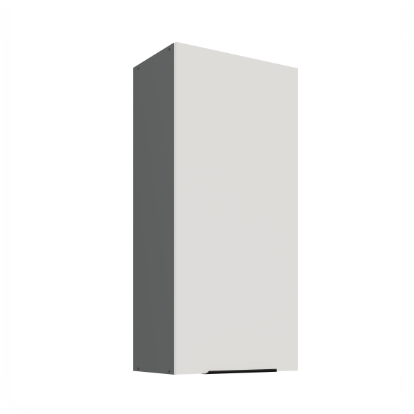 Horní skříňka Aria ANT 50 G-108 1F Barva korpusu: Antracit, Barva dvířek: WH - Crystal white AFM