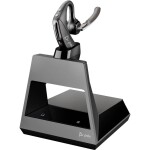 HP Poly Voyager5200 Office Headset do uší (In Ear) Bluetooth®, Bez kabelu černá se základní stanicí Bluetooth®