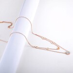 Ocelový náhrdelník Annie Gold - chirurgická ocel, Zlatá 40 cm + 5 cm (prodloužení)