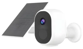 IMMAX NEO LITE SMART Security venkovní kamera BARREL / solární / 4MP / Wi-Fi 2,4 GHz / PIR / TUYA (07802L)