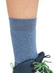 Dámské merino turistické ponožky ICEBREAKER Wmns Hike+ Medium Crew, Baja/Sunstone/Royal Navy velikost: 35-37 (S)